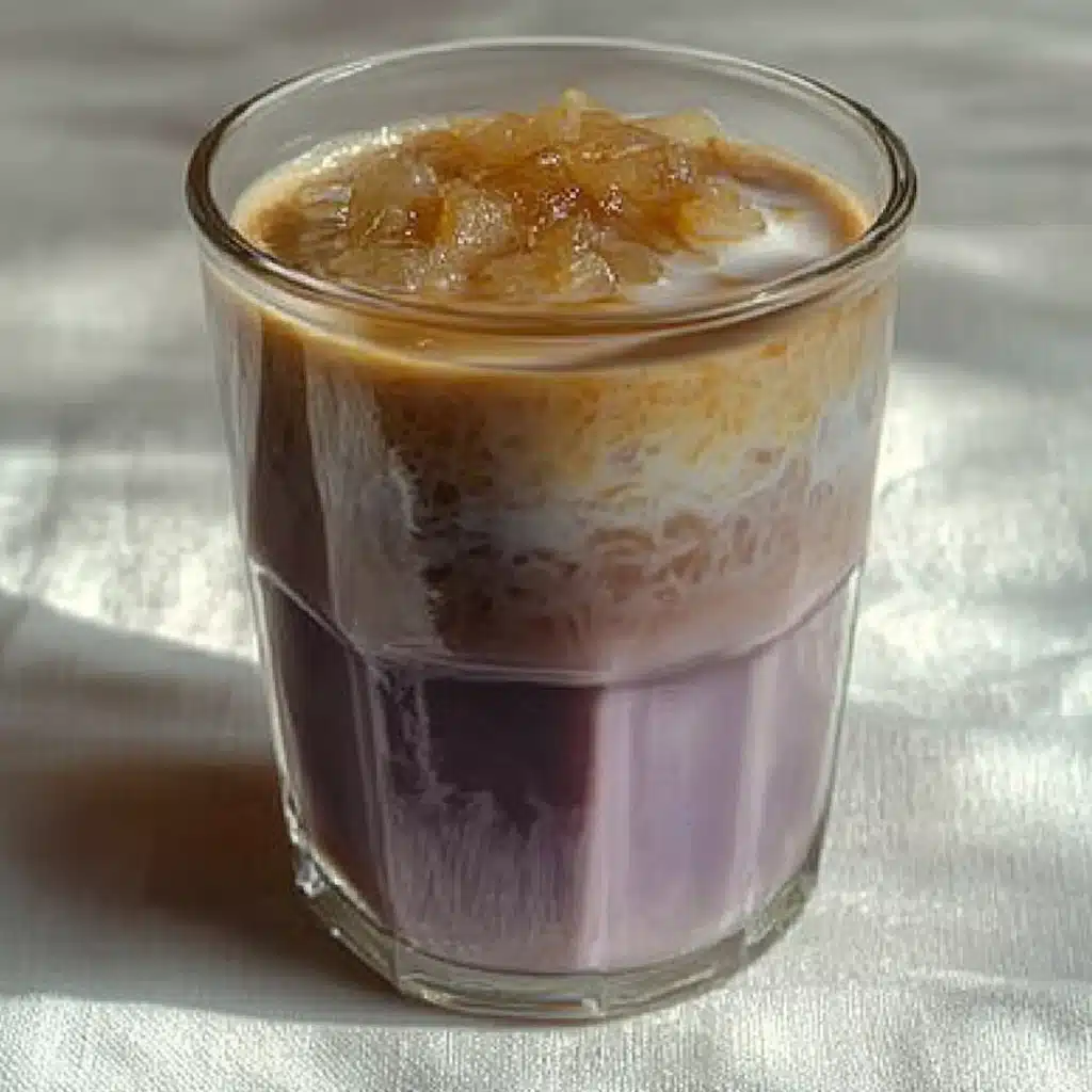Homemade Taro Latte