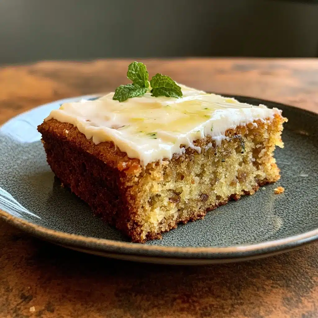 Homemade Zucchini Cake