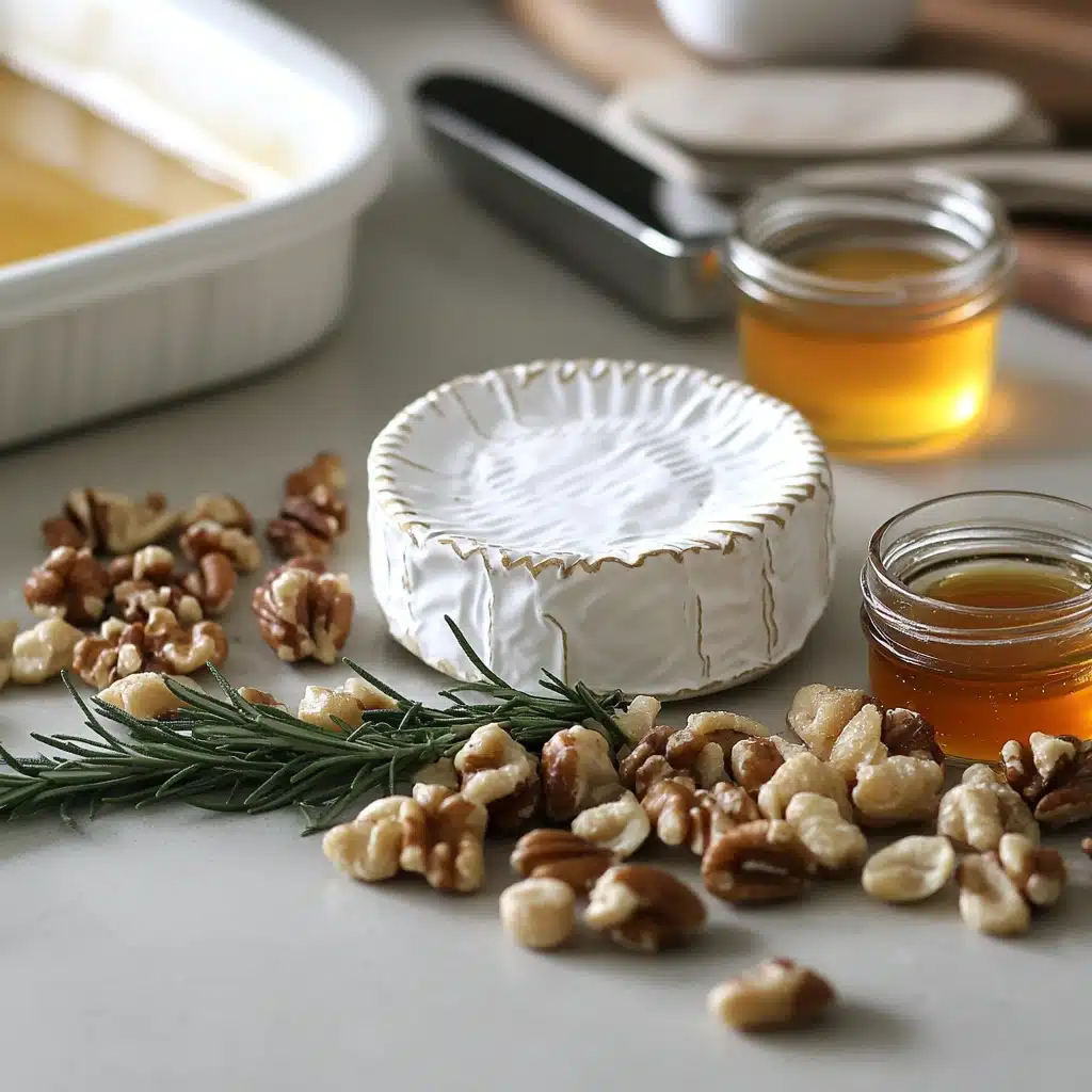 Baked Brie with Honey and Nuts