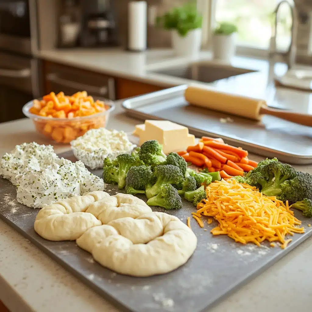 Crescent Roll Veggie Pizza
