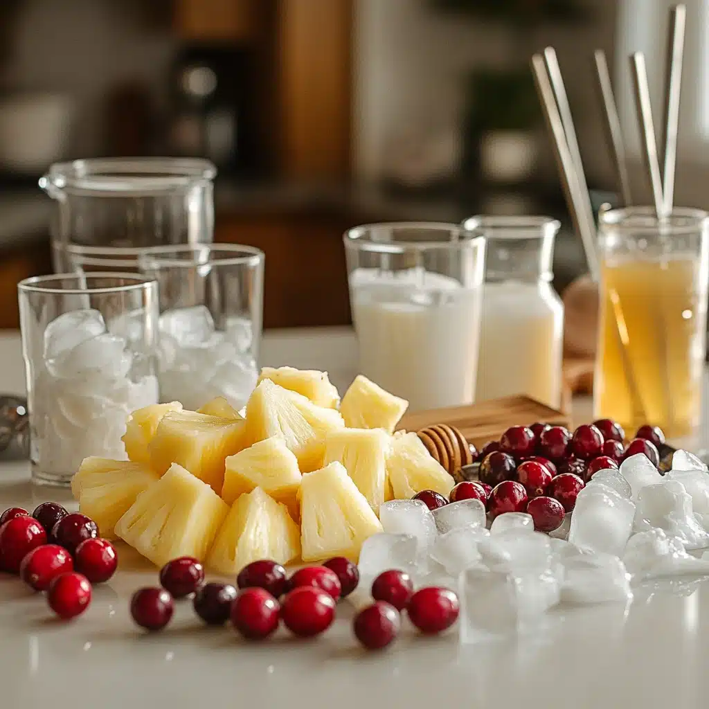 Pineapple & Cranberry Smoothie