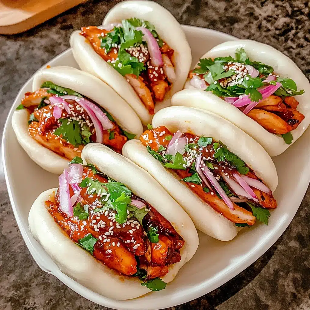 Korean Chicken Bao Buns