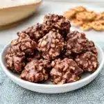 No-Bake Peanut Butter Pretzel Clusters
