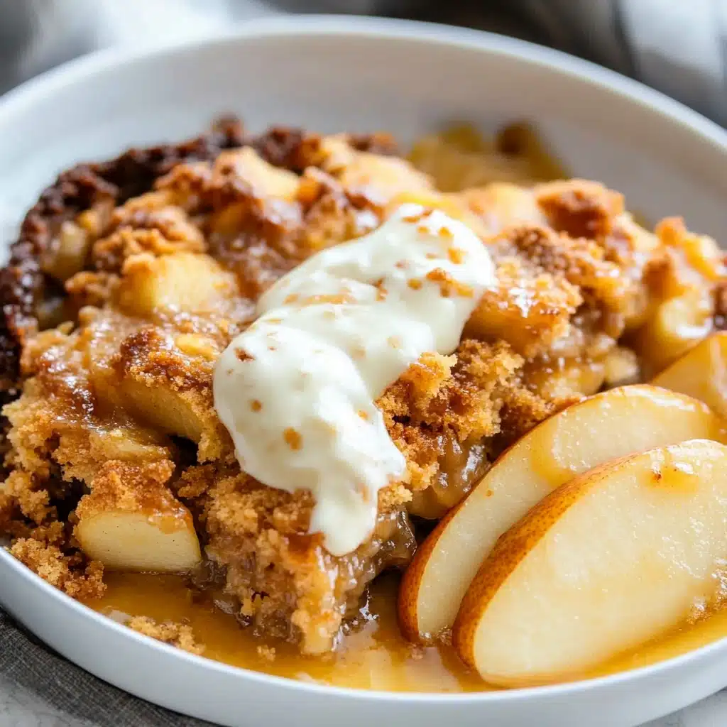 Pear Dump Cake