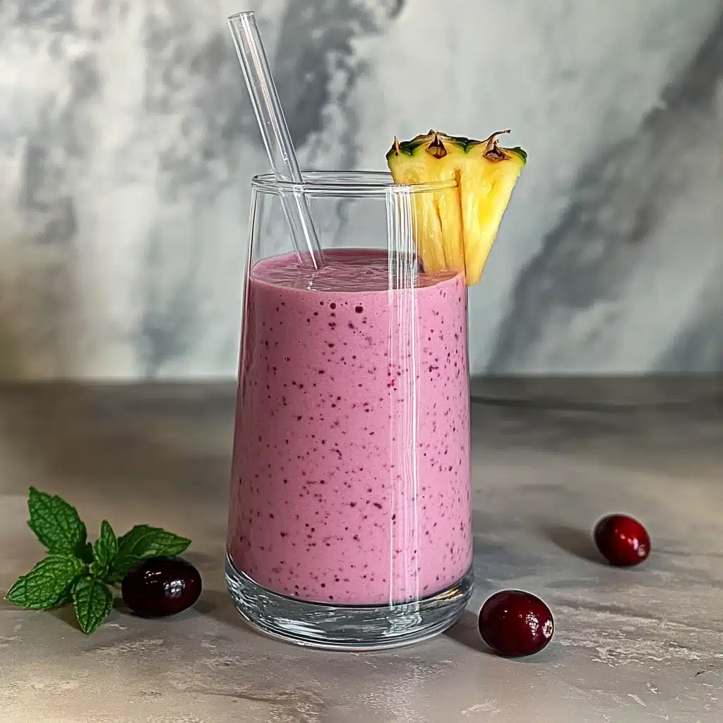 Pineapple & Cranberry Smoothie Recipe