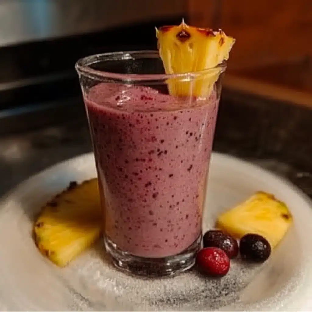 Pineapple & Cranberry Smoothie