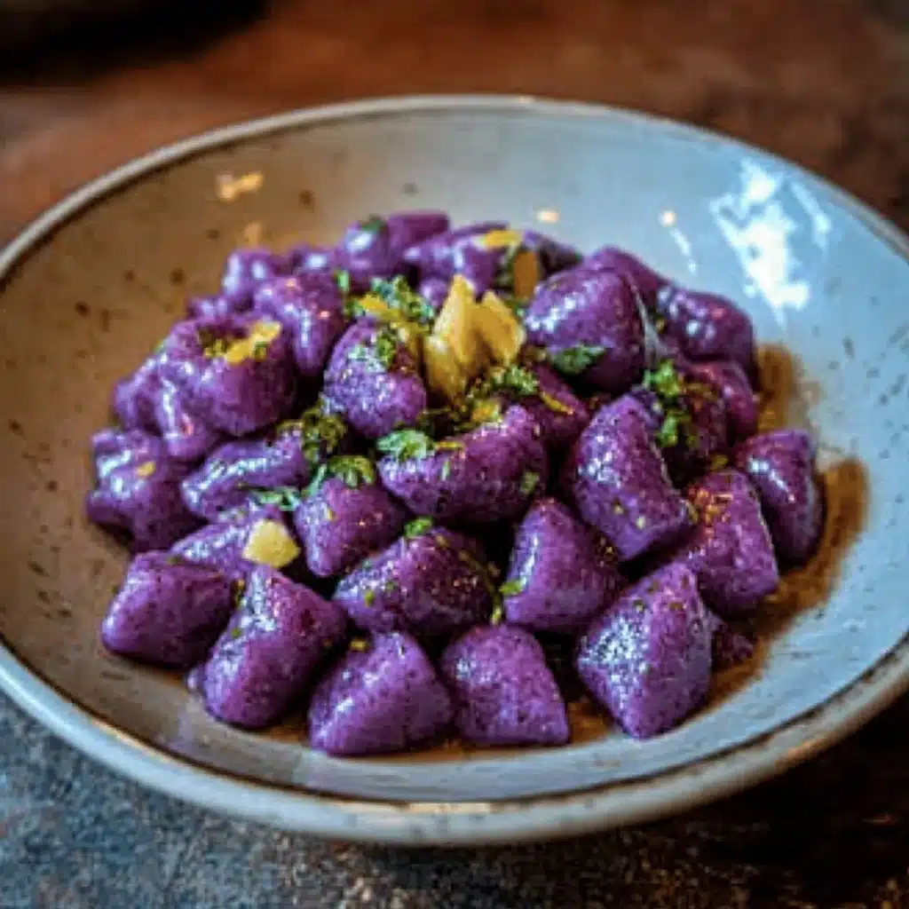 Purple Sweet Potato Gnocchi