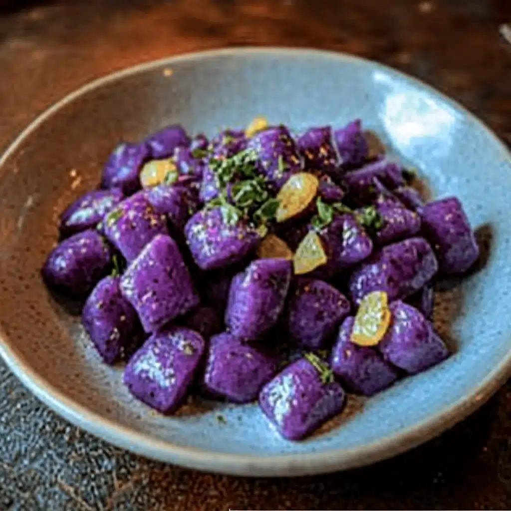 Purple Sweet Potato Gnocchi