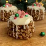 Rice Krispie Christmas Puddings