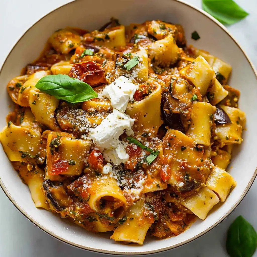 Roasted Eggplant Pasta