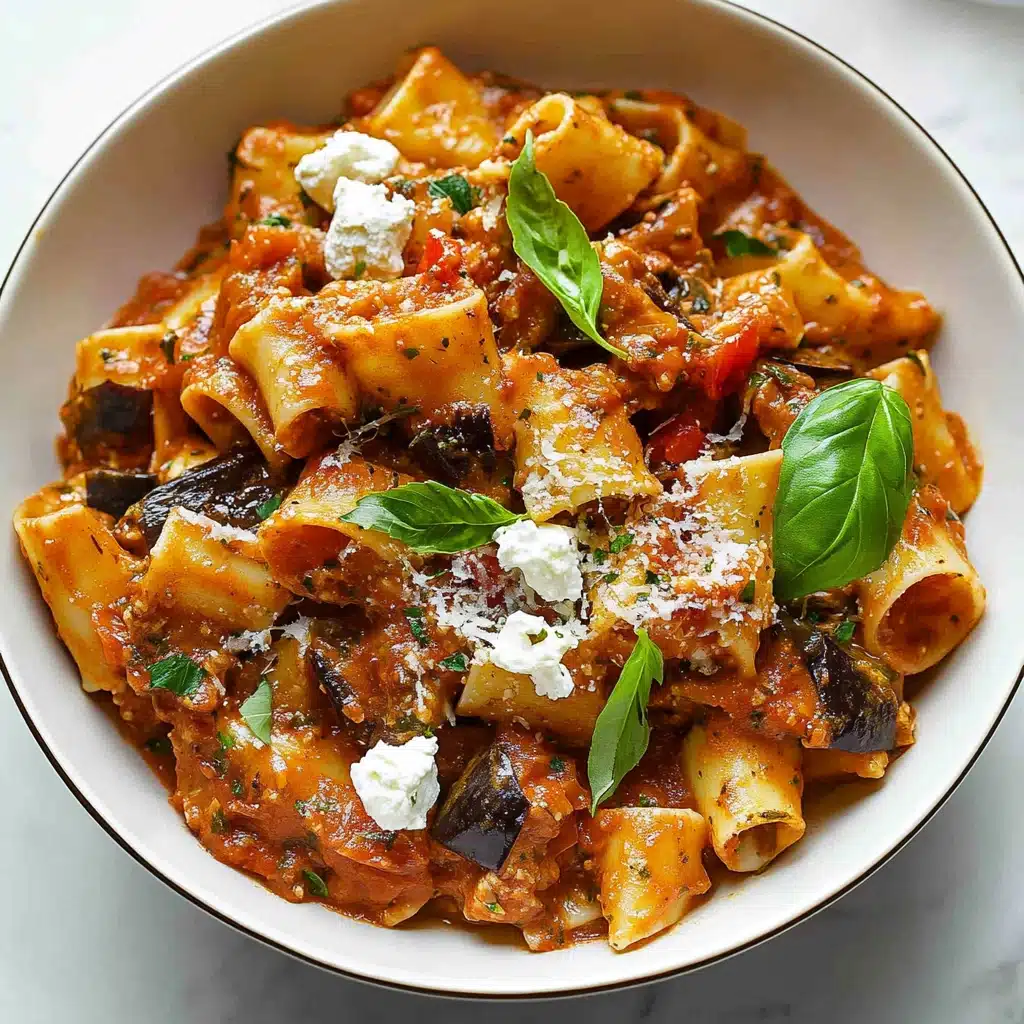 Roasted Eggplant Pasta