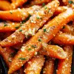 Roasted Garlic and Parmesan Carrots