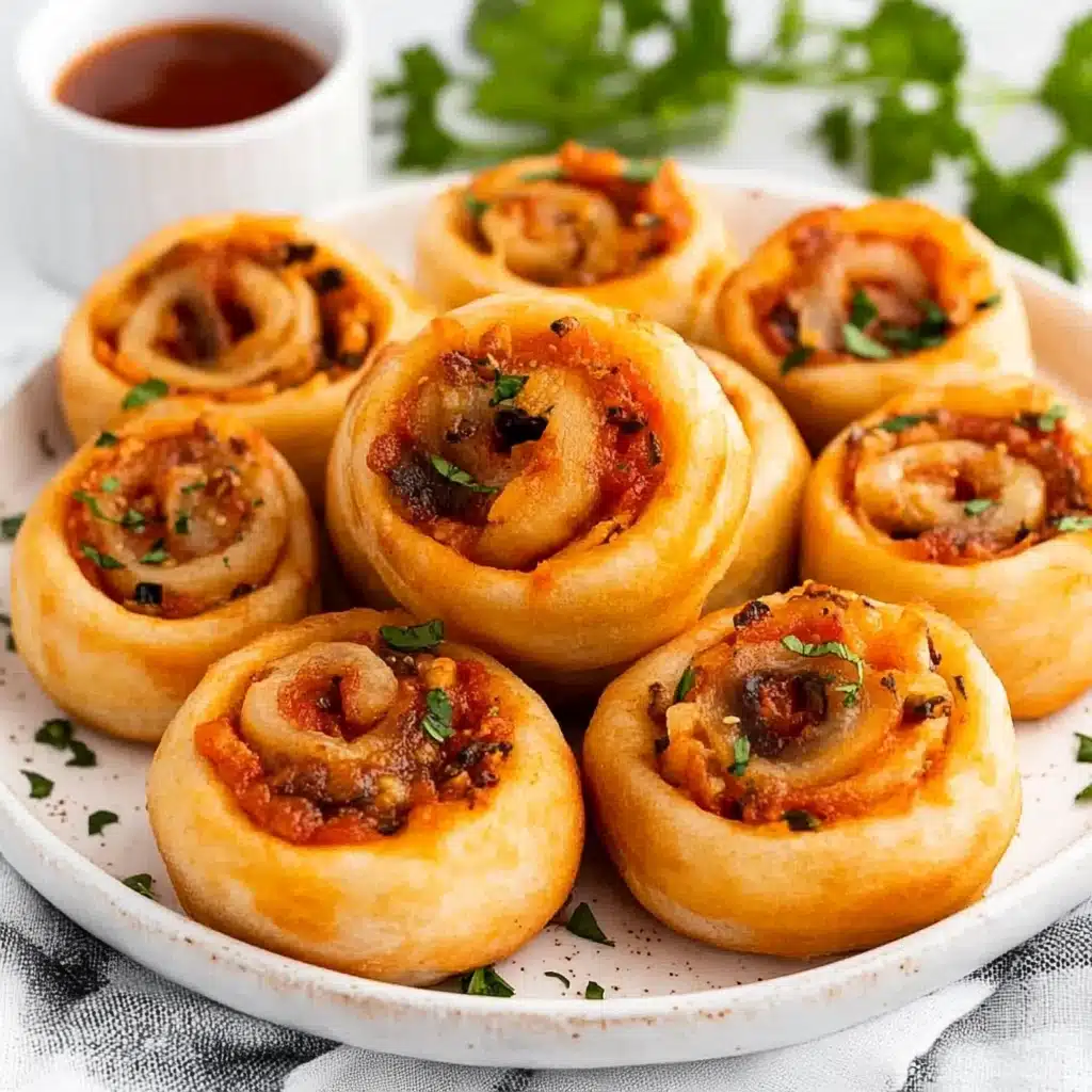 Savory Vegan Pizza Rolls