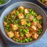 Spicy Edamame Stir Fry with Tofu