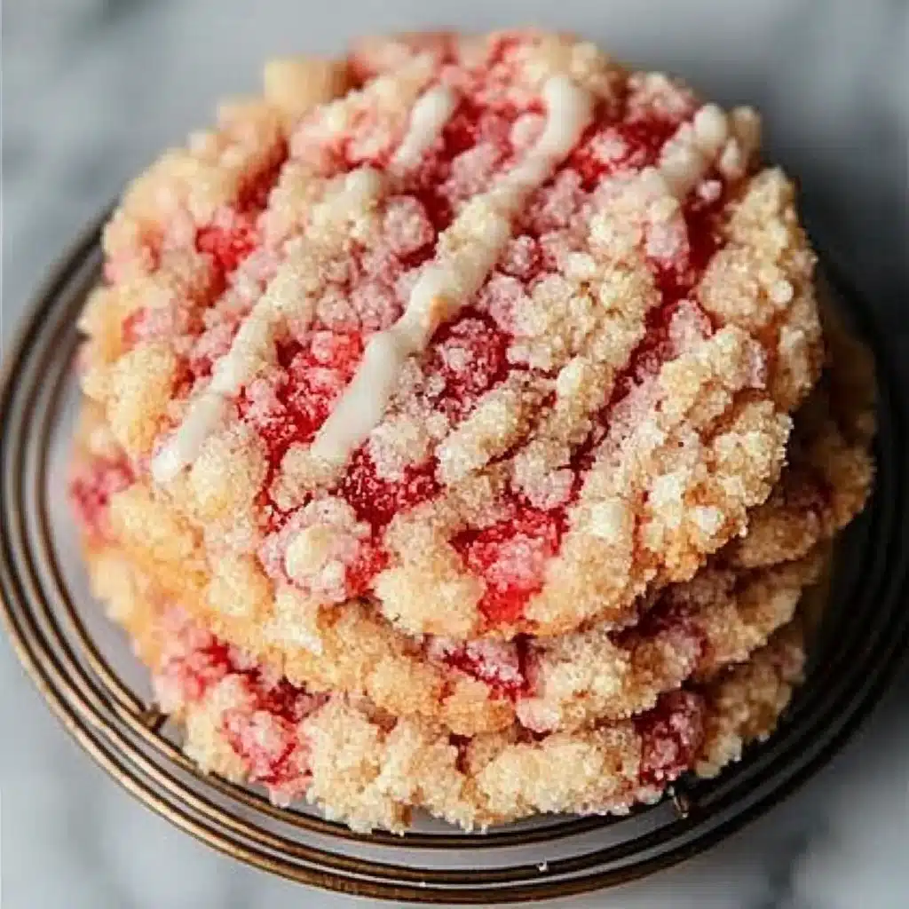 Strawberry Delight Crunch Cookies