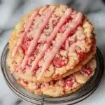Strawberry Delight Crunch Cookies