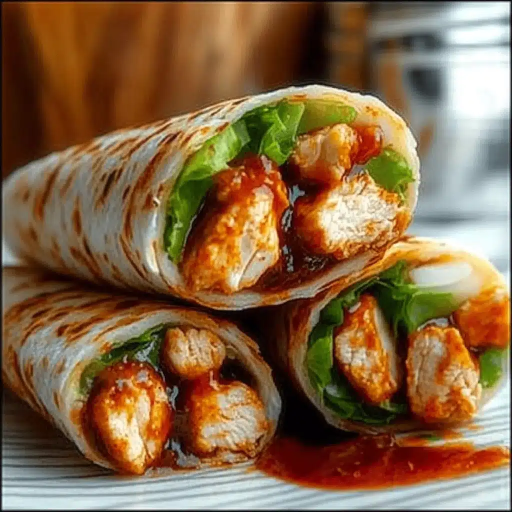 Sweet Chili Chicken Wraps