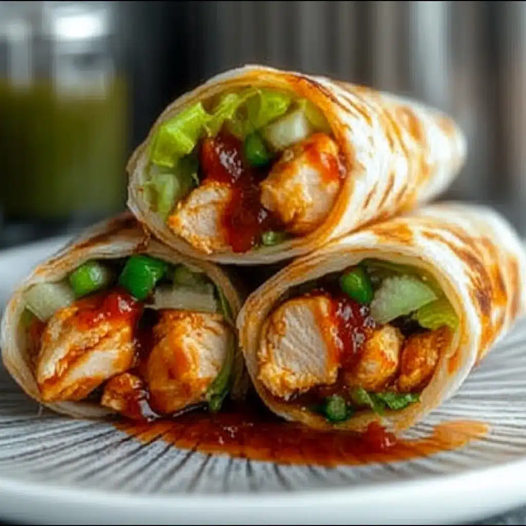 Sweet Chili Chicken Wraps
