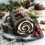 Traditional Chocolate Yule Log