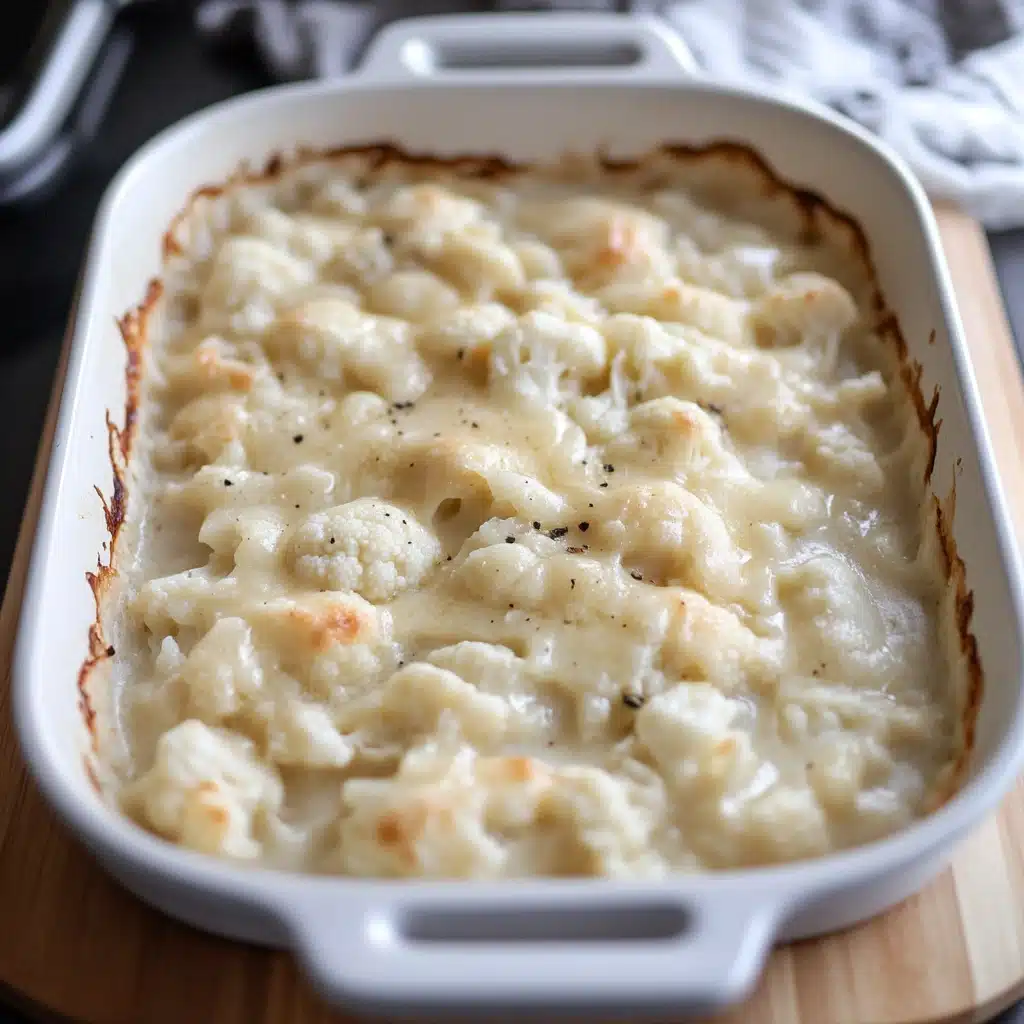creamy cauliflower gratin
