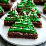 Christmas Tree Brownies