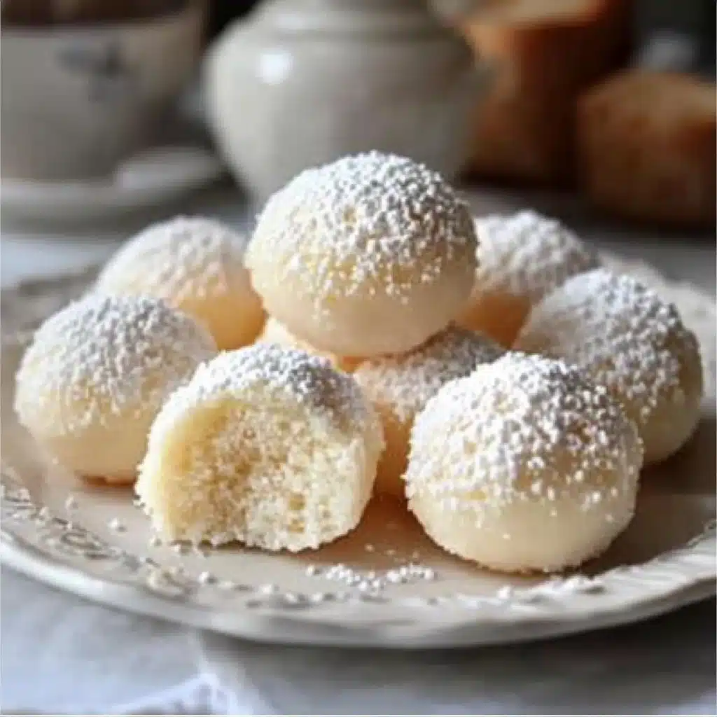 Sweetened Condensed Milk Snowballs