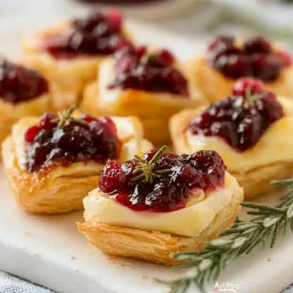 Cranberry Brie Bites