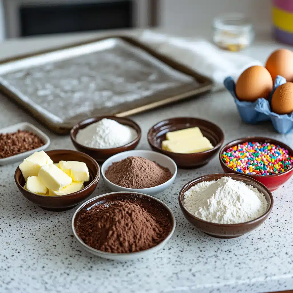 Chocolate Sprinkle Cookies