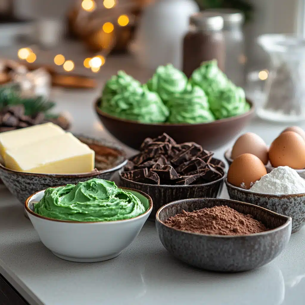 Christmas Tree Brownies