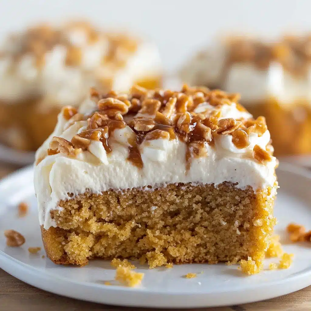 pumpkin spice poke cake