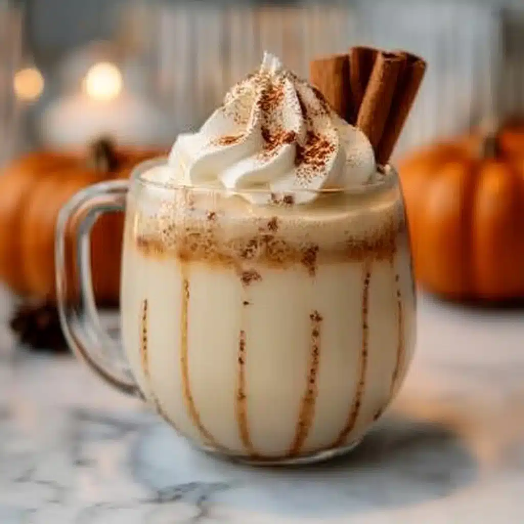 Pumpkin Spice White Russian Mocktail