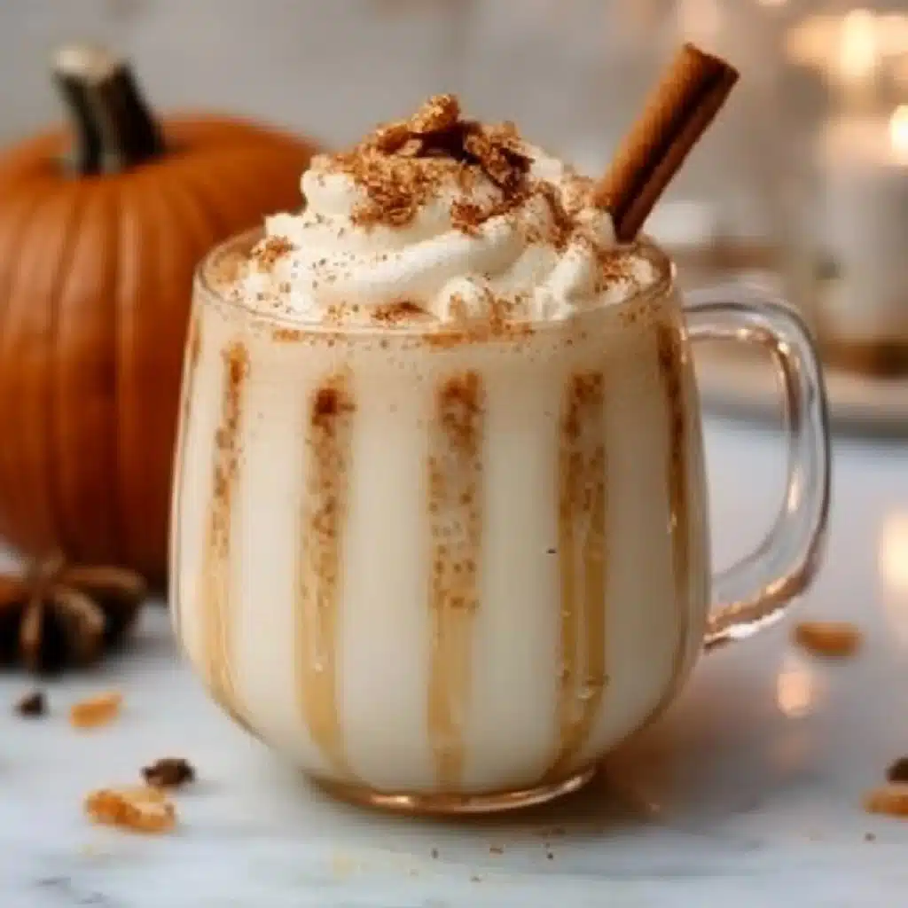 Pumpkin Spice White Russian Mocktail