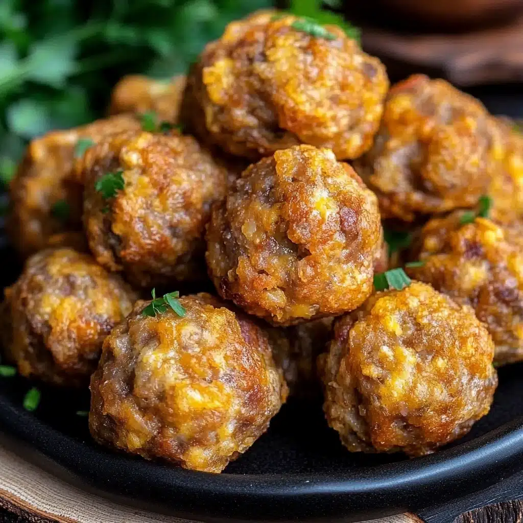 Stuffing Sausage Balls