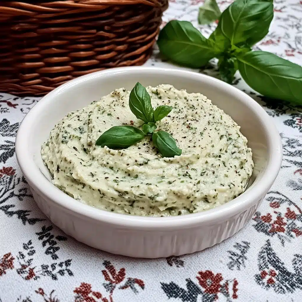 how to make an easy vegan garlic herb cheese