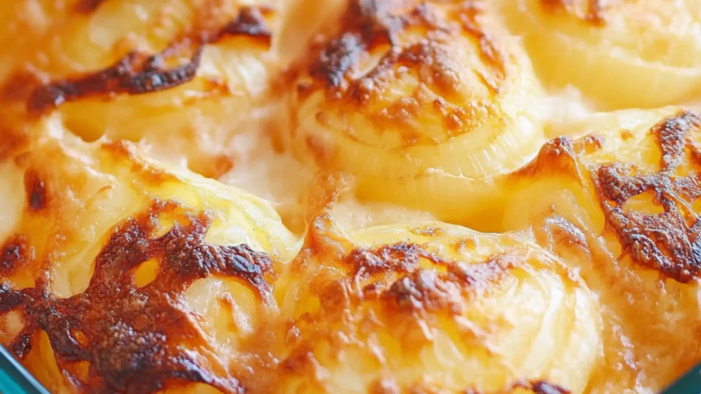 A plate piled high with crispy Tennessee Onions, which look better than typical onion rings and are a delicious comfort food choice.