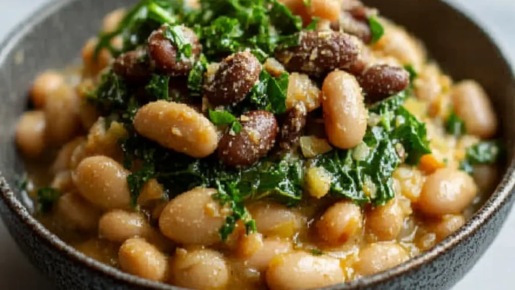High Protein Creamy Miso Butter Beans