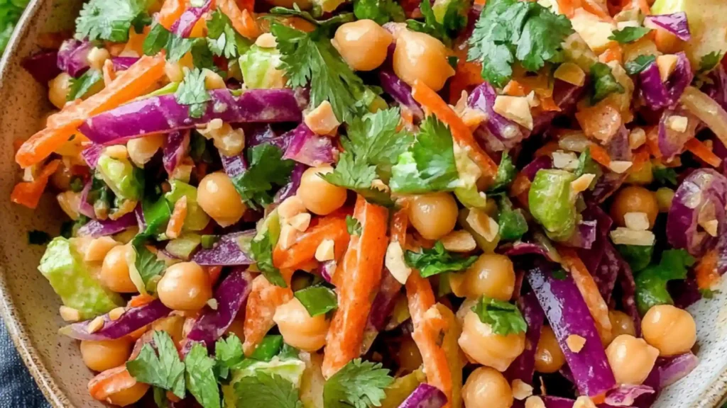 Crunchy Thai Chickpea Salad