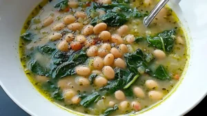 Cannellini Bean and Spinach Soup