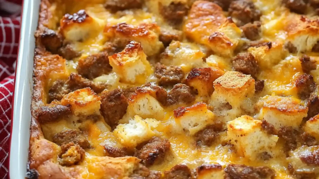 a casserole dish with meat and cheese on it