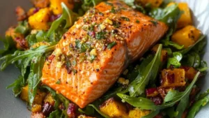 bowls filled with food next to some pumpkins