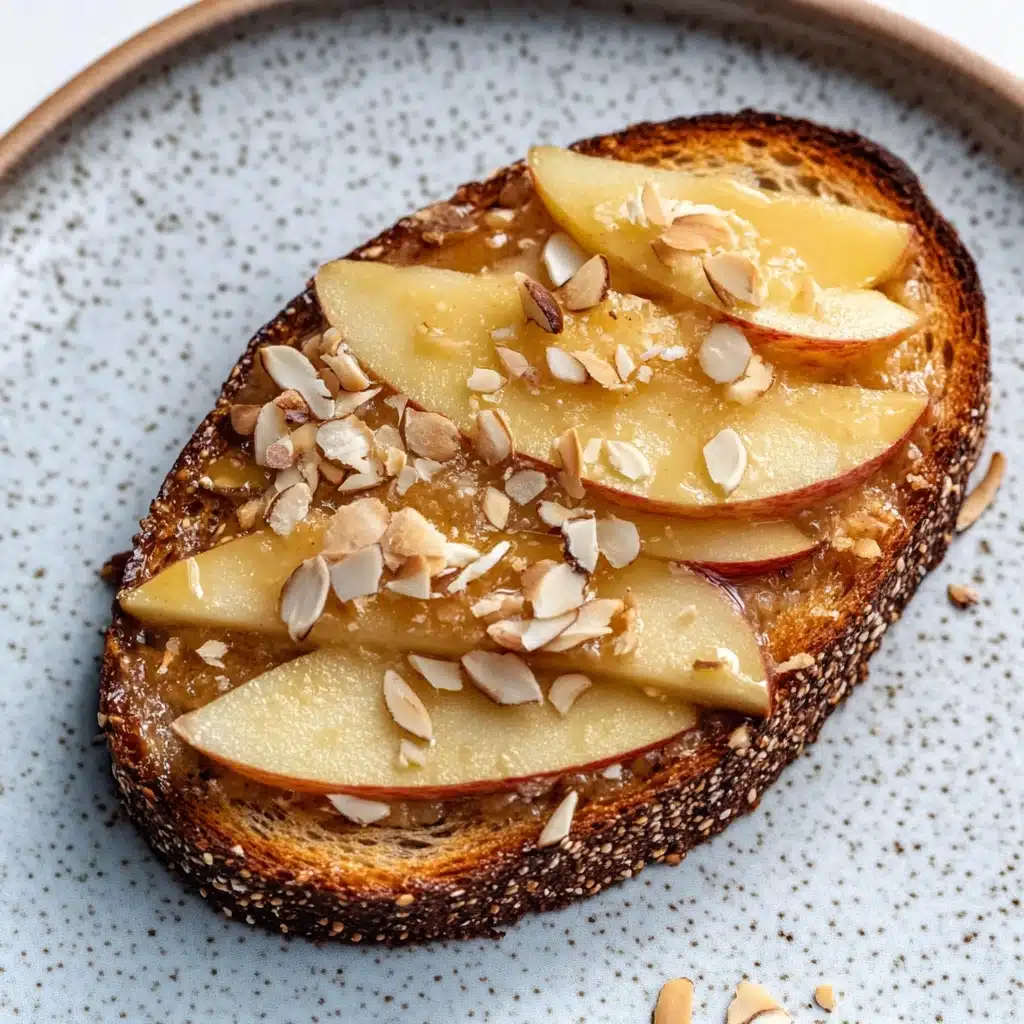 Apple Tahini Toast