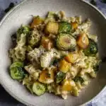 Brussels Sprouts & Butternut Squash Pasta