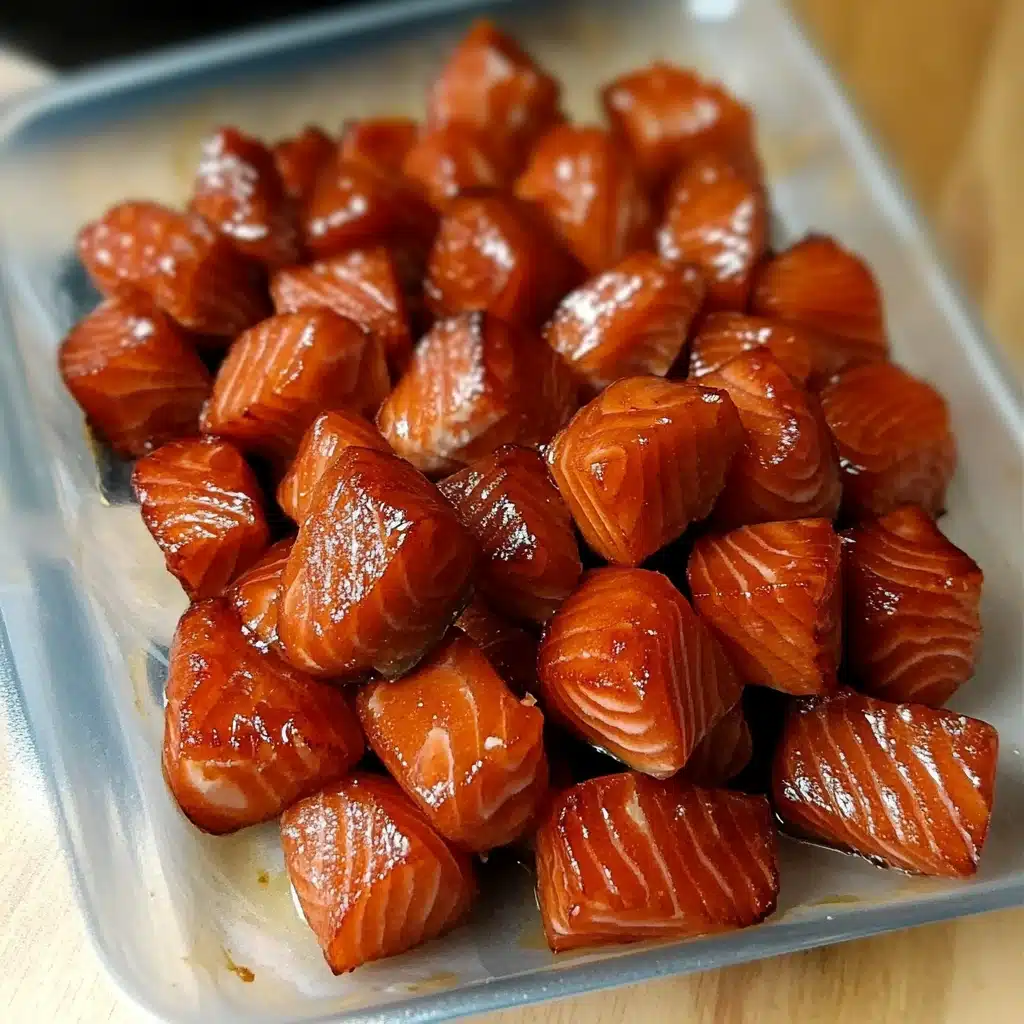 Candied Smoked Salmon Bites