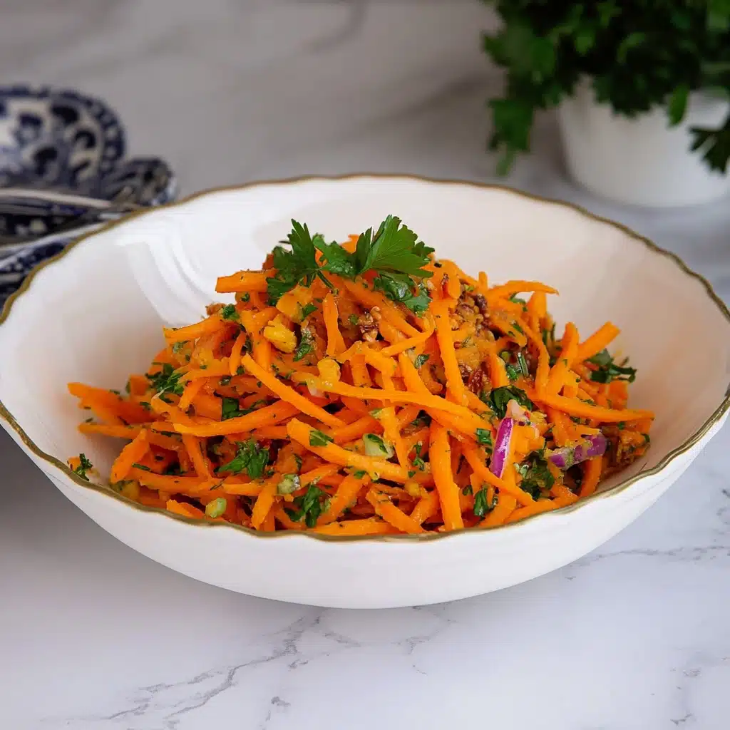 Carrot Salad with Honey Mustard Dressing