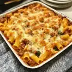 Cheesy Sausage and Spinach Pasta Bake