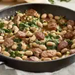 Chicken Sausage White Bean Skillet
