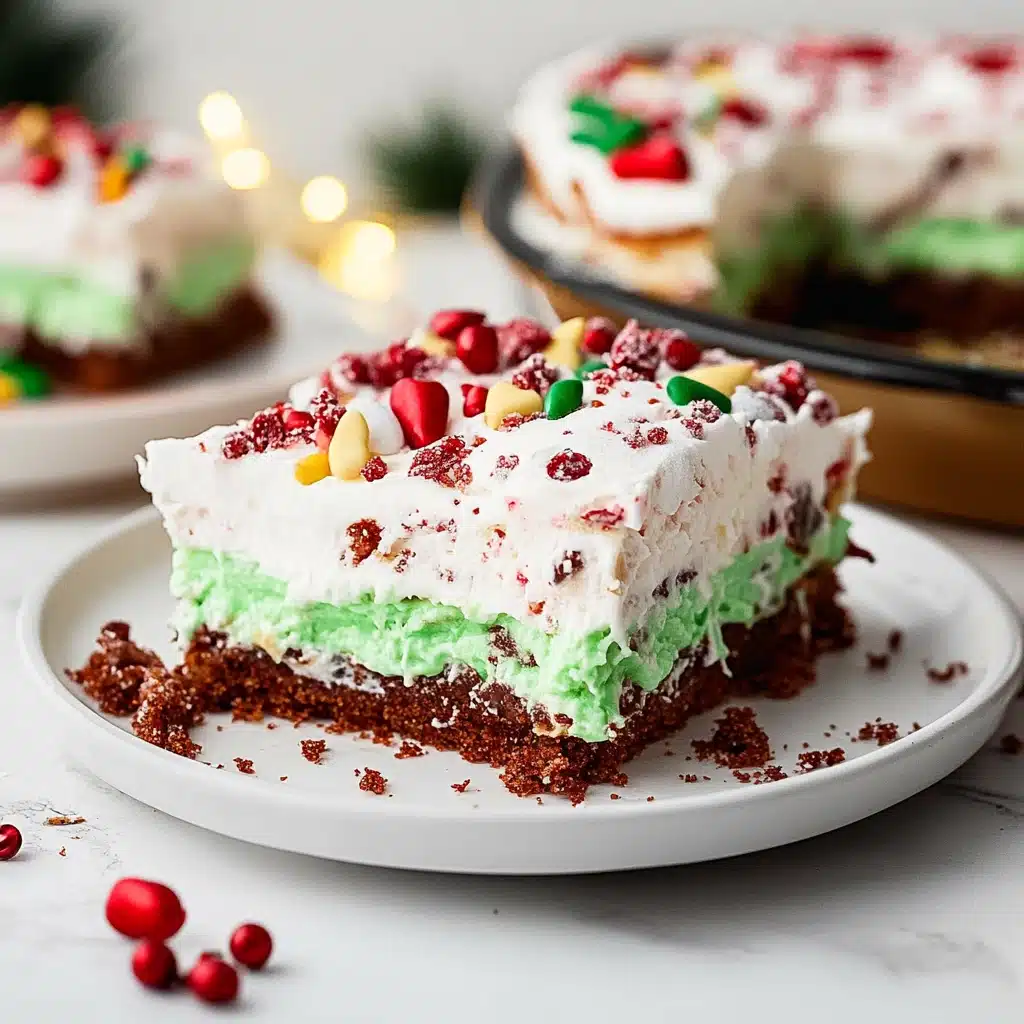 Christmas Cookie Lasagna