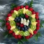 Christmas Wreath Fruit Salad