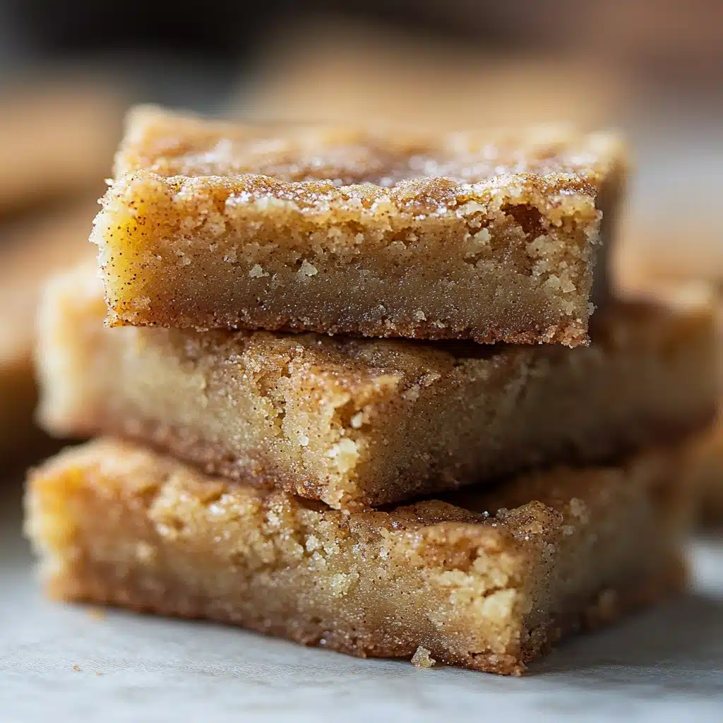 Cinnamon Sugar Blondies
