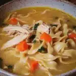 Ginger Garlic Chicken Noodle Soup